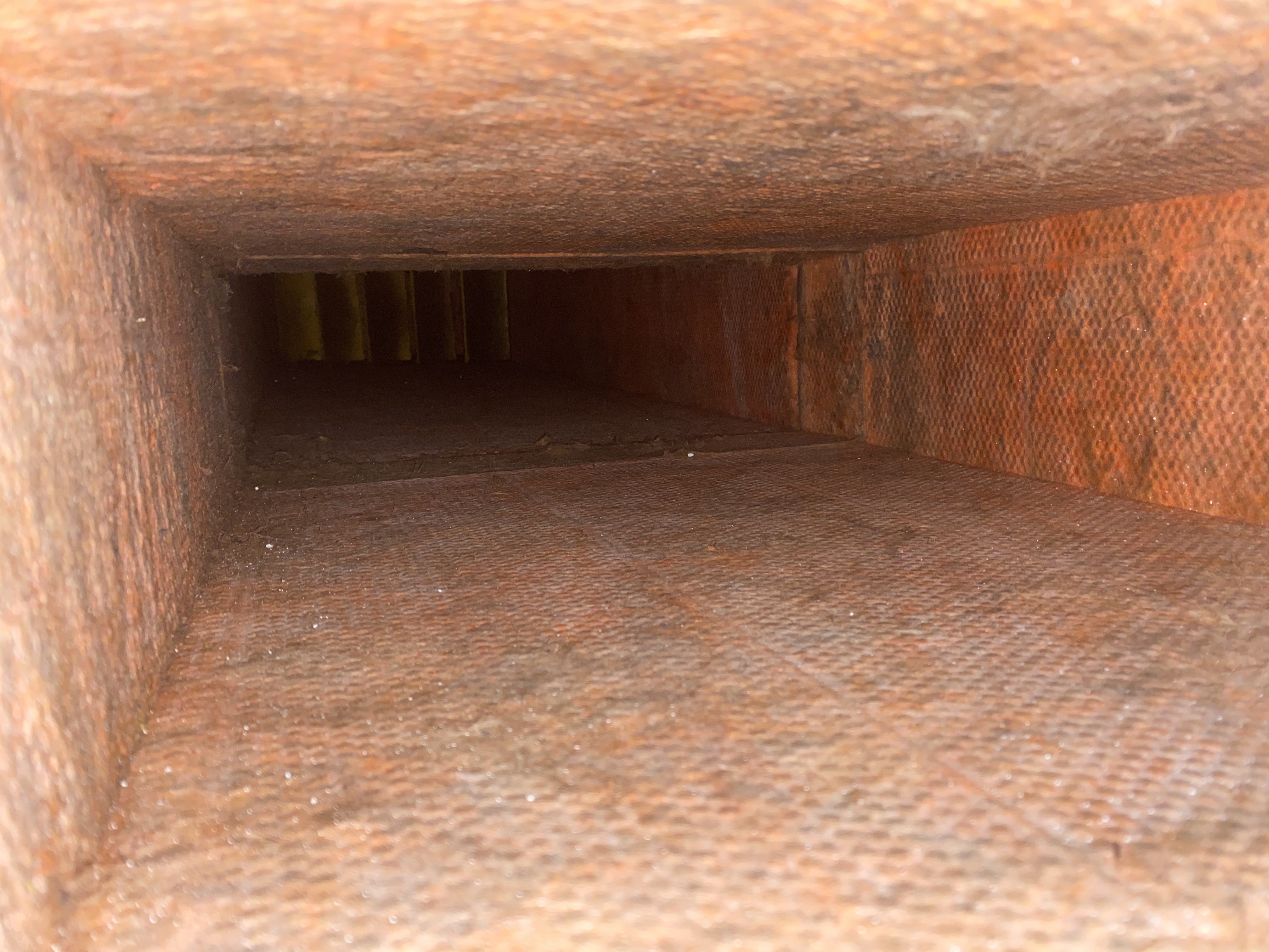 Supply duct after deep professional cleaning in East Naples, FL